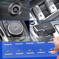 10PCS Car Window Lift Button Sticker Steering Wheel Decal Car Interior Goods for Subaru Forester SG5