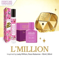 PERFUME PARADISE Lady Million by Paco Rabbane 10ml (travel)