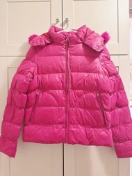 Lee 桃紅色 70% 羽絨 外套 Jacket 中碼