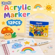 AGATIS ECO ACRYLIC MARKER SINGLE ROUND 12C - 111GAM-C-1201
