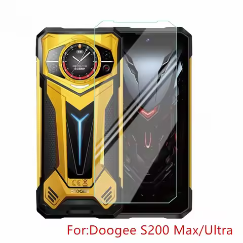 9H Clear Screen Protector For Doogee S200 Max Ultra Tempered Glass For DOOGEE S 200Max 200Ultra Full
