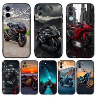 for Vivo V7 Plus Y79 V9 Y85 Y89 V11i V11 V15 V20 Pro V19 SE Y70 V21 Motorcycle DM Casing 5Y22 Black 