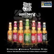 Coolberg Non Alcoholic Beer Assorted Flavors 330ml Glass Bottle  (330ml ) Peach, Mint, Malt, Cranber