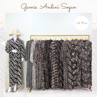 Gamis SOGAN Andini premium rayon by Batik Andong