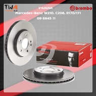 Brembo จานเบรคหน้า UV coated Mercedes-Benz W210 C208 R170-171 09 6845 11