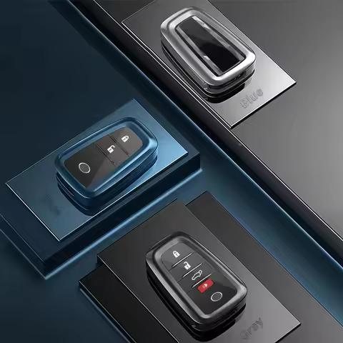 Fully Enclosed Protection Metal Key Shell For Toyota Land Cruiser 300 LC300 FJ300 Modification Upgra