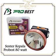 JUKE Senter Kepala Probest 80 Watt PB-80S Cahaya Putih / Kuning