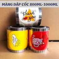 Giant cup laminating film roll, 1 liter cup laminating film, pre-printed plastic cup laminating film