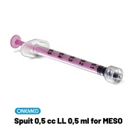 ONEMED Syringe 0.5 cc LL Without Needle for MESO