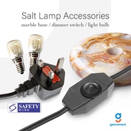 【Salt Lamp Accessories】Salt Lamp Switch Cord Marble Base Accessories Dimmer Control Switch Plug