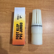 Jumbo pvc Foot Valve 1" inch / Large Heart Foot Valve 1" inch