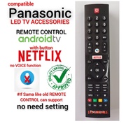 Android TV Remote Control For Panasonic TH-32GS550V TH-65HX650K TH-75HX600K TH-50HX650K TX-49GXR600 