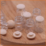 [LS] 4Pcs/set Doll House Candy Jar Kitchen Food Play Scene Transparent Storage Jar [PH]