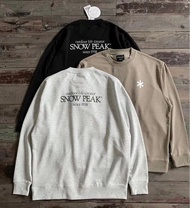 日本預訂 3色選 snow peak x relume journal standard 戶外機能 山系長袖衛衣