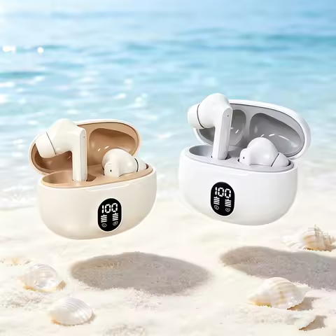 Wireless Headphones Wireless Earbuds Wireless Earphones Bluetooth Headphones with App Support Enable