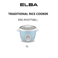 ELBA TRADITIONAL RICE COOKER ERC-R1077T(BL)