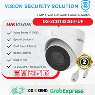 Hikvision Indoor 2MP IP CCTV Camera DS-2CD1323G0-IUF Audio