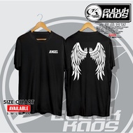 ANGEL DISTRO T-SHIRT ANGEL ANGEL ANGEL WINGS - GUBUK_KAOS
