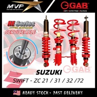 GAB HE Serviceable - Suzuki Swift ZC21 ZC31 ZC32 ZC72 Adjustable Absorber High Low Bodyshift