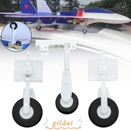 GILDAI RC Plane Landing Gear, DIY Light Weight SU27 Assembly Kit, Toy Quadcopter Steering Wheel Acce