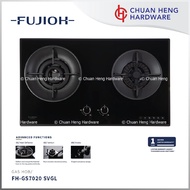 Fujioh FH-GS7020 2 Burner Gas Hob (Glass/Stainless Steel)