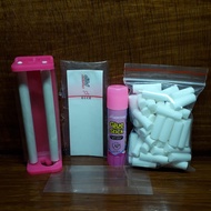 [COD] PAKET LENGKAP SIAP LINTING MURAH | ALAT LINTING LEM PAPIR FILTER