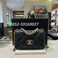 全新閒置✨全港最平 ‼支持面交陪驗 ‼🌈Chanel 19 Handbag AS1160-B04852-94305 Black 黑色💖可單肩 可手提👏現貨 #包包 #hand bag #shoulde