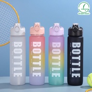 1000ML Water Bottle 1Liter Water Bottle 1L Jumbo Pastel Sports Tumbler Frosted Sports Fitness Cup