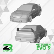 Diecast Mitsubishi Evolution 9 Hot wheels Mitsubishi Evo 9 Unpaint Resin