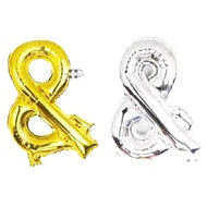 Foil balloons symbol & AND symbol/ AND &