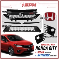 Honda City Sedan (2020-2022) / Hatchback (2020-2023) RS Bodykit Front Grill Top Grilles Lower Grill 