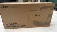 Acer 電競螢幕 NITRO ED3 series curved gaming Monitor