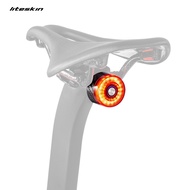 Liteskin Kindle Carbon fiber tail lights Bike Light Set Rechargeabl Waterproof IPX6 Bike Tail Light Led  bike tail light type c Bicycle Light Warning Light