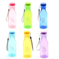 Glowingbubbles 500ml bpa free portable water bottle leakproof plastic kettle for travel GBS