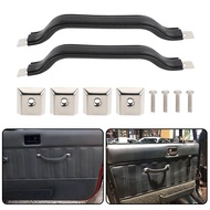 Inner Door Pull Strap Handle Kit Car Interior Replacement Parts Grips Hardware for Jeep Wrangler YJ 