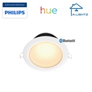 Philips 51107 / 51108 Hue Garnea White Ambiance Round Recessed Downlight (cut out 125mm / 150mm)