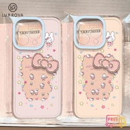 Suitable for Realme Note 60 Note 70 Realme C61 Realme C63 C71 C75 Hollowed-out floral kitten shockpr