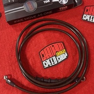 Brake Hose TEFLOMAX RacingTDR 215cm 215 cm 84.5 Inch 84.5 Inch Black Carbon Motorcycle Original