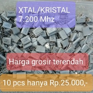 X'tal/kristal 7.200 Mhz / 10 pcs