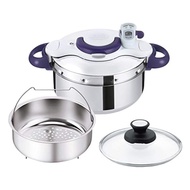 Tefal  Pressure Cooker - Versatile 4.5L and 6L Options with Timer, Glass Lid, Easy Open/Close Design