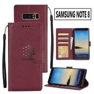 Case HP SAMSUNG NOTE 8 FLIP WALLET LEATHER WALLET LEATHER SOFTCASE PREMIUM FLIP COVER COVER Open Close FLIP CASE SAMSUNG NOTE 8