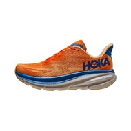 HOKA ONE ONE Clifton 9 C9 Orange Running Shoes For Men Casual Sports Sneakers 100% Original