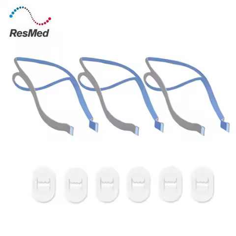 3pcs ResMed Airfit P10 Headgear Replacement Headband for Airfit P10 Nasal Pillow Mask CPAP Mask Stra