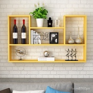 TxWall Shelf Kitchen Wall Cupboard Simple Modern Bookshelf Partition Wall-Mounted Manicure Wall Shelf Shop Decoration Wi