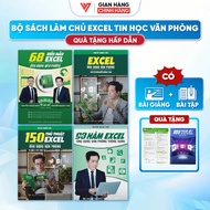 Combo 4 sách 68 Biểu Mẫu Excel - Excel Cơ Bản Nâng Cao - 150 Thủ Thuật Excel và 90 Hàm Excel Ứng Dụn