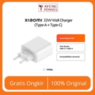 Xiaomi 33W Wall Charger (Type-A + Type-C) | Fast Charging | Charger adapter