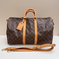 95新LV keepall45老花旅行袋