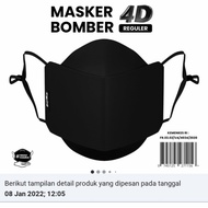 MASKER BOMBER BOWIL 4D // MASLER KAIN