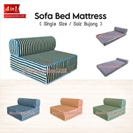 Single Sofa Bed Single Size 4 In 1 / 6 Inch Sofa Bed / Mattress Single Bed / Sofa Bed Mattress