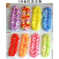 Kalung Bunga Hawaii Hawaiian Flower Garland Hawaiian Party Props | | Assorted Colours Aloha Flower G